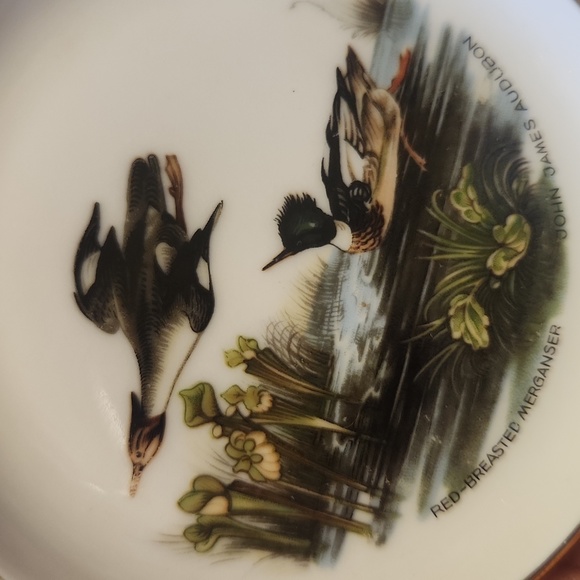 JWK Josef Kuba Bavaria Porcelain Trinket Dishes John James Audubon Duck Scenes - Picture 8 of 14
